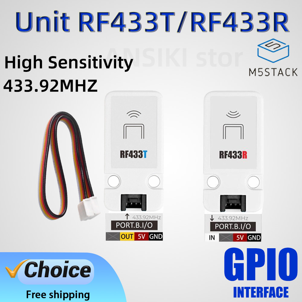 Home Automation Tutorial - M5Stack Unit RF433T/RF433R IoT System Kit