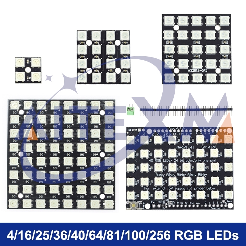 WS2812 Module 5050 RGB 4x4 8x8 - Rgb Led Matrix 8X8 ulasan dan harga