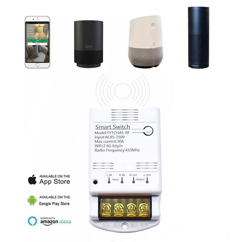 Wifi 30A Relay Module 85-250V  - Home Automation Technology ulasan dan harga