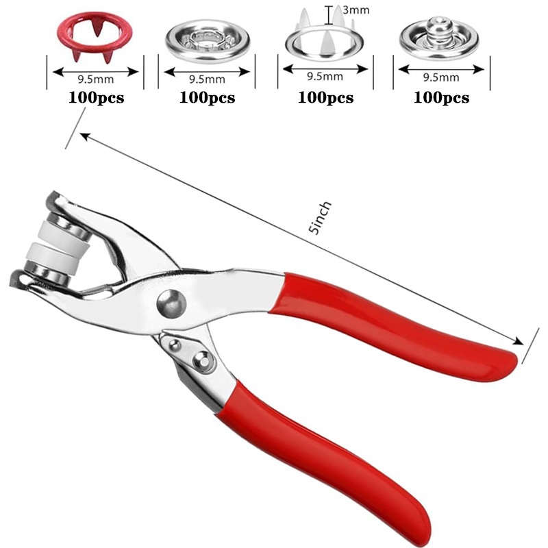 100 Sets Snap Pliers Automatic - Home Automation Diy ulasan dan harga