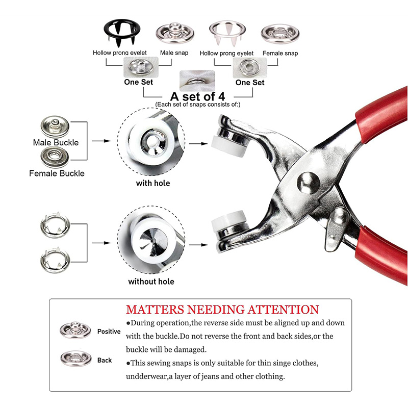 100 Sets Snap Pliers Automatic - Home Automation Diy ulasan dan harga