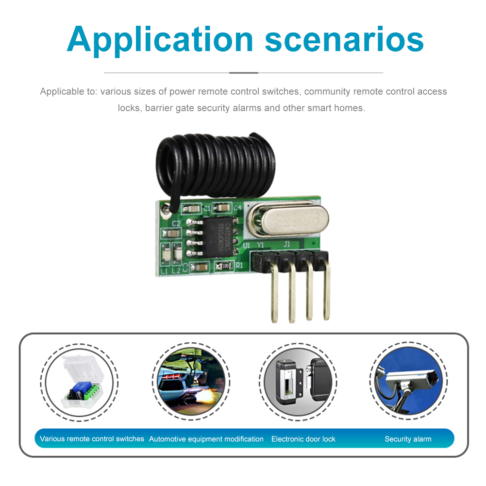 315MHz/433MHz RF Wireless Modu - 433Mhz Receiver Module ulasan dan harga