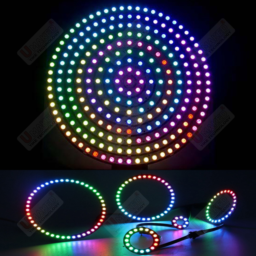 2pcs WS2812B Individually Addr - Rgb Led Matrix 8X8 ulasan dan harga