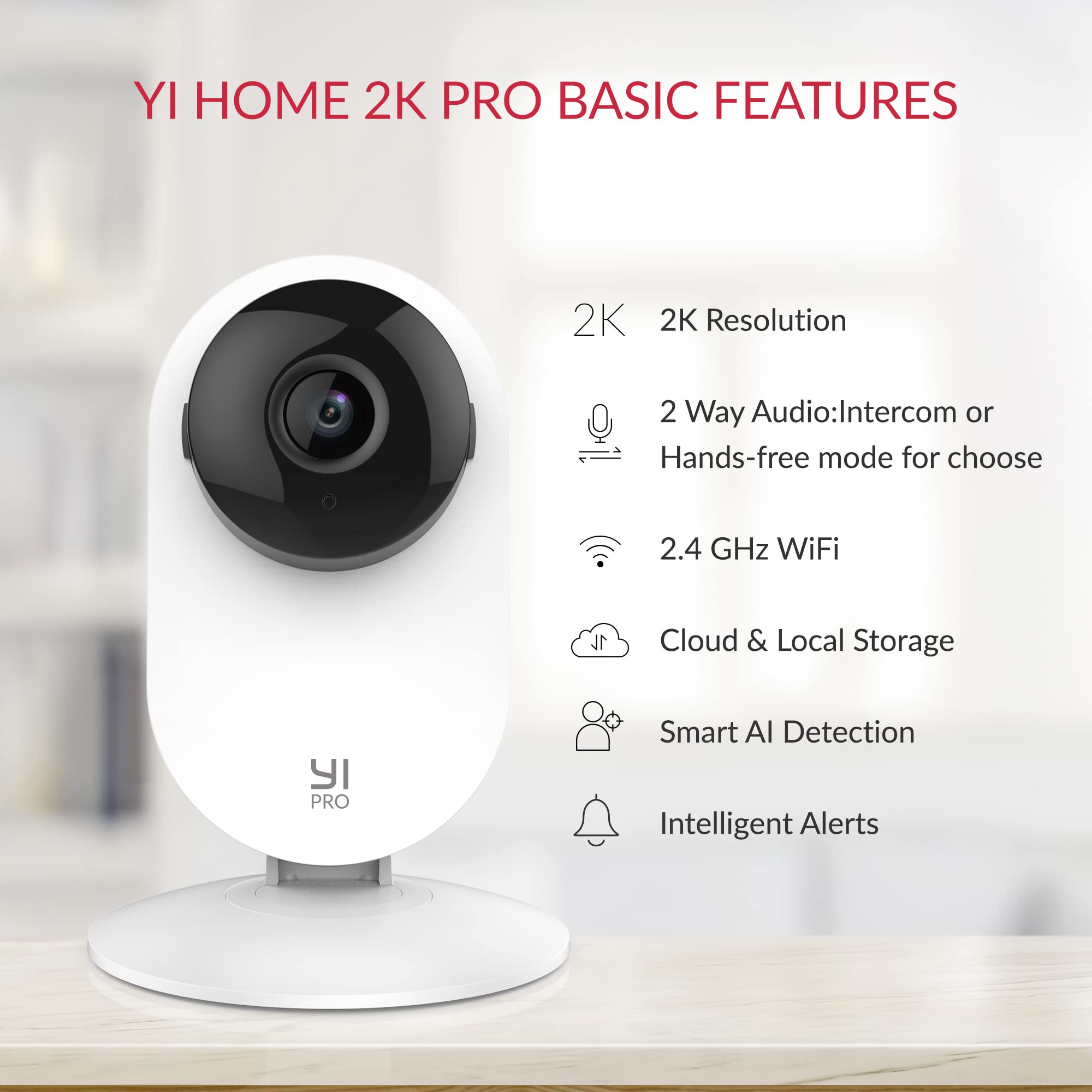 YI Pro 2K Wifi Home Camera 2/4 - Eufy Camera E220 ulasan dan harga