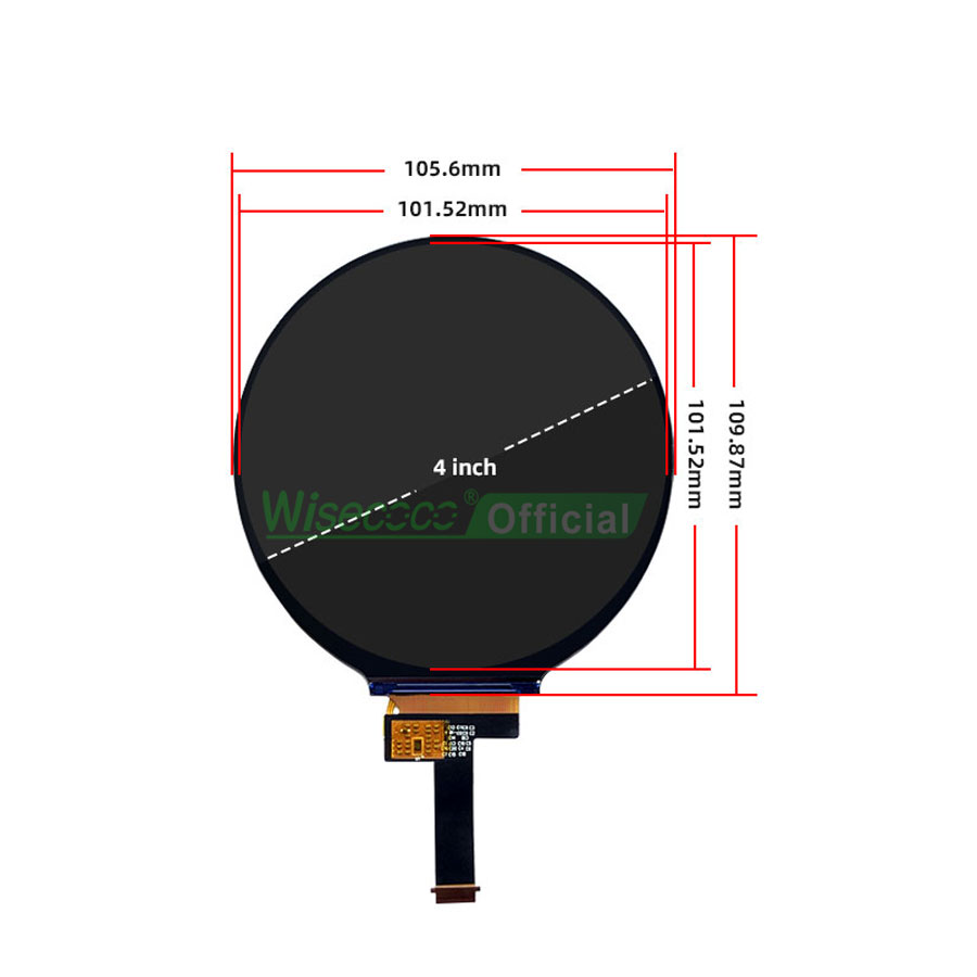 Wisecoco 4 Inch Round LCD Disp - Home Automation Raspberry Pi ulasan dan harga