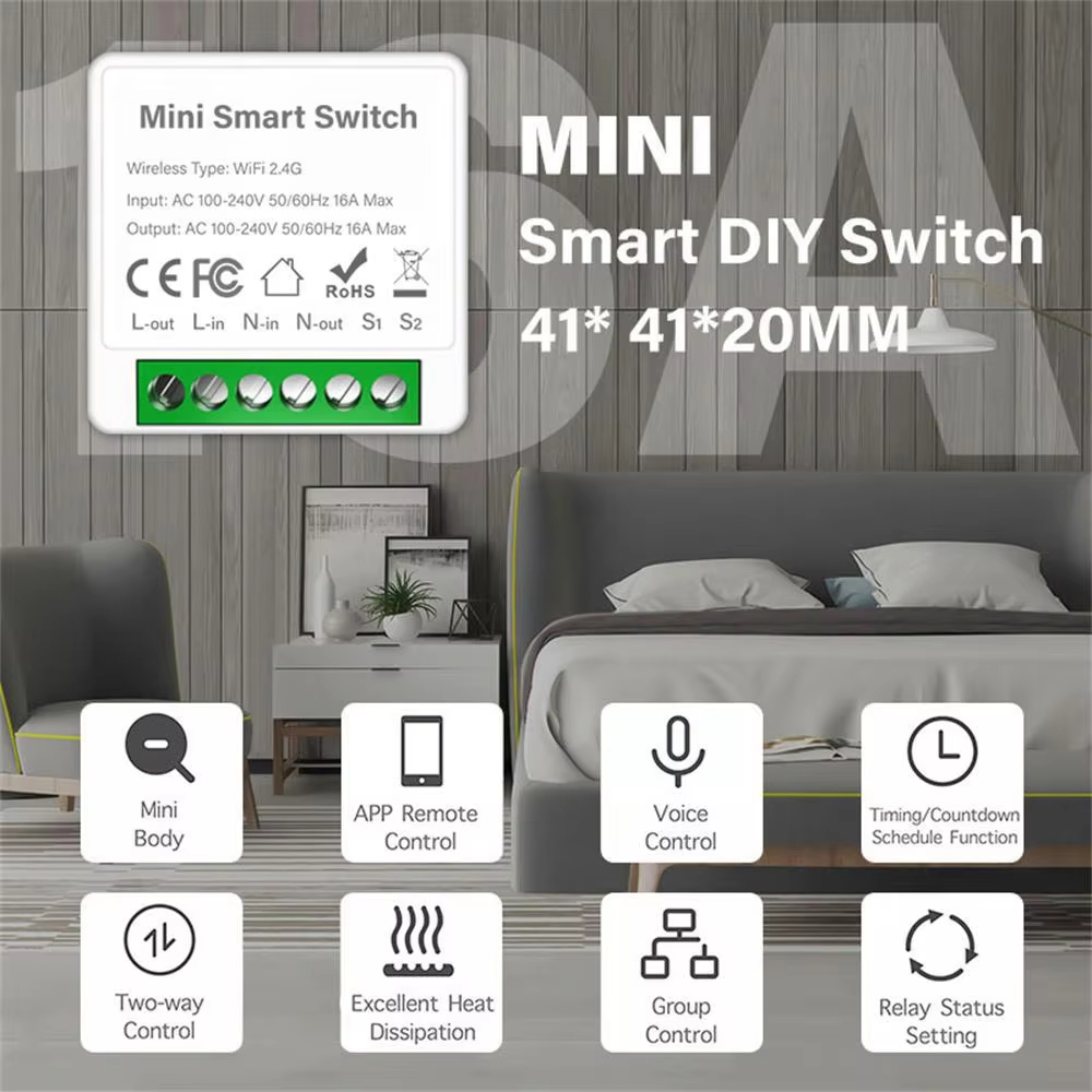 WiFi Zigbee3.0 Mini Smart Swit - Smart Home Automation Diy ulasan dan harga