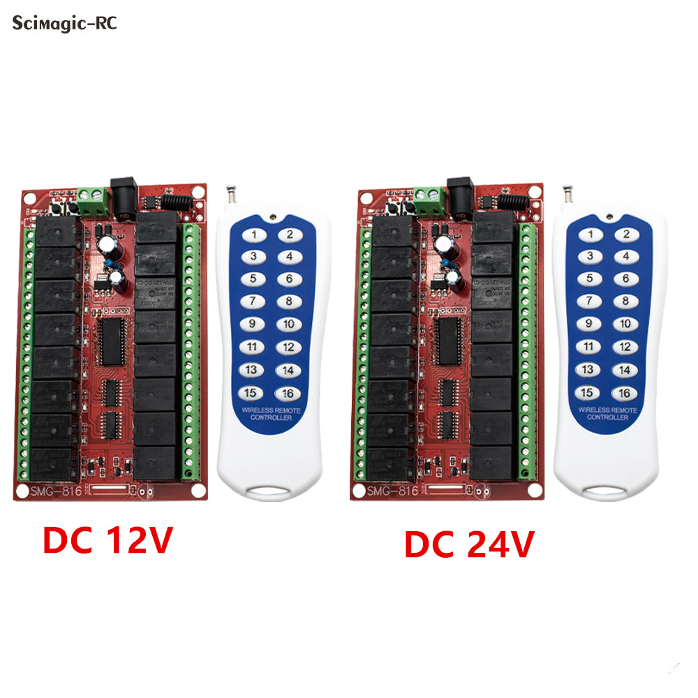 16CH 433MHz RF Wireless Remote - 433Mhz Receiver Module ulasan dan harga