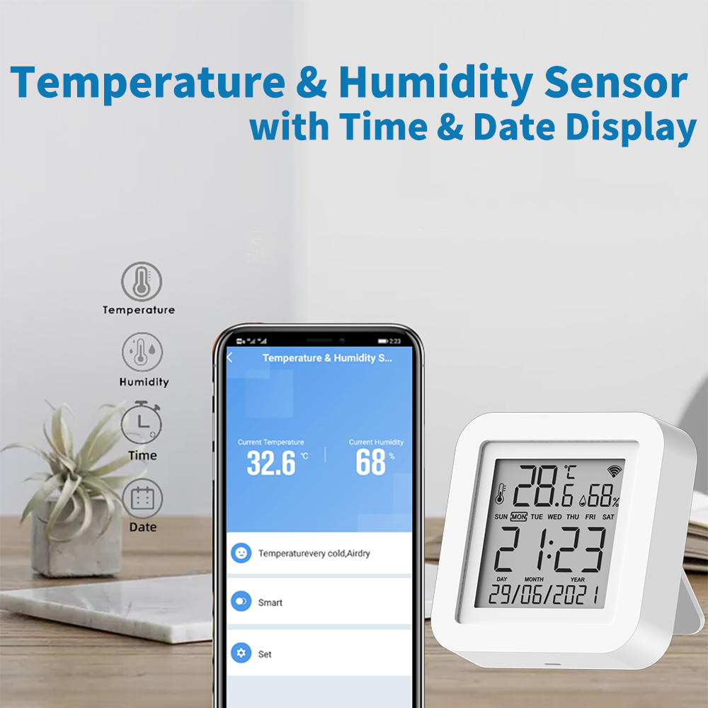 Tuya WIFI Temperature & Humidi - Home Automation Technology ulasan dan harga