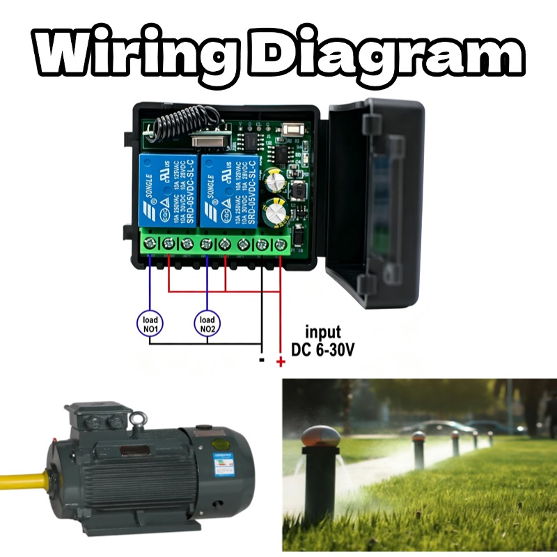 433.92Mhz DC 9-30V 12V 24V10A  - 433Mhz Receiver Module ulasan dan harga