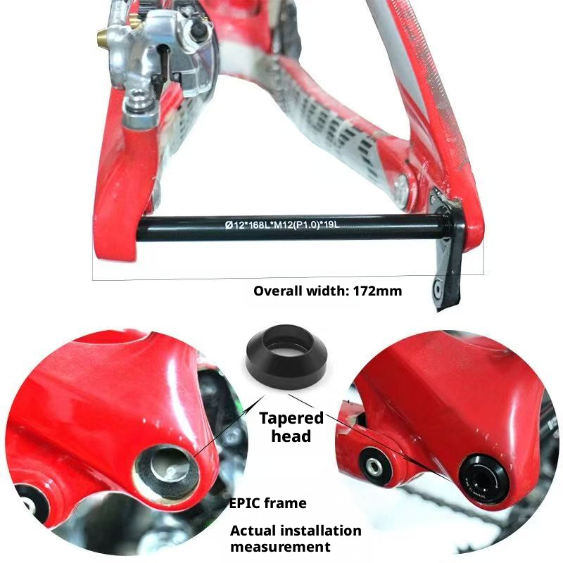 Road Bike Thru Axle M12x1.0 Th - Matter Hub Thread ulasan dan harga