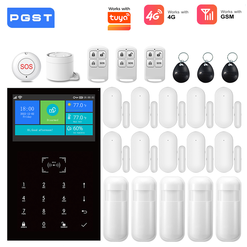 4G GSM WiFi Alarm System Work  - Smart Home Automation Diy ulasan dan harga